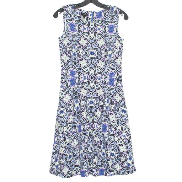 Talbots Womens Dress Boho Cottage Coastal Feminine Whimsical Fit & Flare XS GX - Picture 1 of 4